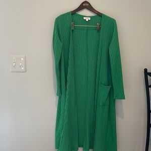 Green Lularoe Large Sarah